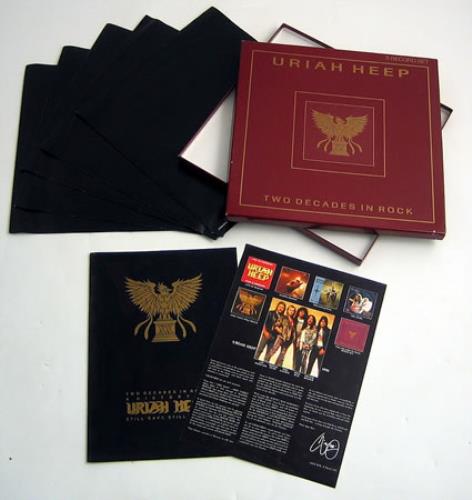 Uriah Heep ボックスセット 1970-1976 Uriah Heep Two Decades In Rock UK Vinyl Box Set (403020)